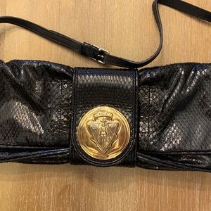 Gucci Black Leather Clutch